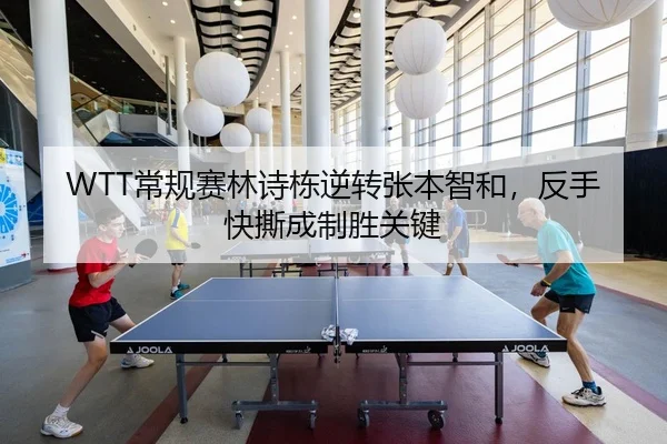 WTT常规赛林诗栋逆转张本智和，反手快撕成制胜关键